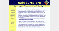 Desktop Screenshot of cubsource.org