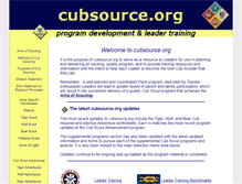 Tablet Screenshot of cubsource.org